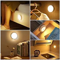 Rechargeable Motion Sensor Light for Home | Night Body Induction Lamp for Bedroom | Under Cabinet Light for Kitchen | Automatic Night Light OnOff Sensor | Adhesive (Pack of 1)-thumb1