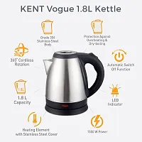 Stainless Steel Electric Kettle, 1 Piece, 2 Litres, Silver | Power Indicator | 1500 Watts | Auto Cut-off | Detachable 360 Degree Connector | Boiler for Water-thumb1