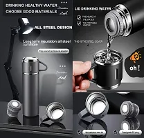 Stainless Steel Vacuum Flask Gift With 3 Small Cups For Hot And Cold-thumb4