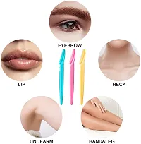 Tinkle Face Razors For Women Reusable  Biodegradable/Quick  Easy Facial Hair Removal At Home Women Face Razor/Razor For Face  Eyebrow-thumb2