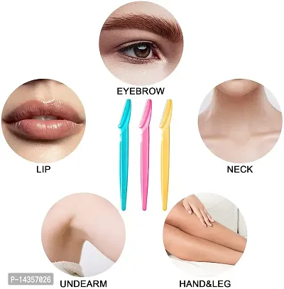 Tinkle Face Razors For Women Reusable  Biodegradable/Quick  Easy Facial Hair Removal At Home Women Face Razor/Razor For Face  Eyebrow-thumb3
