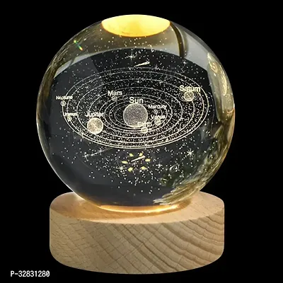 Stylish Crystal Ball Solar System Night Lamp