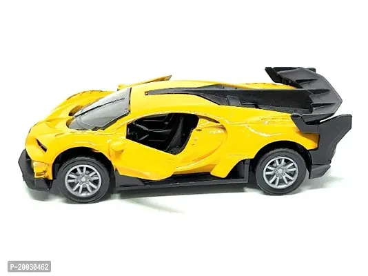 Aadhan Metal Toy Bugatti Car With Openable Doors, High Speed Car With Pull Back, Dual T-thumb0