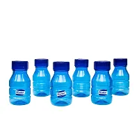 HANBAO Easy to Carry Plastic Water Bottle, 250ml, Pack of 6pcs, Blue-thumb2