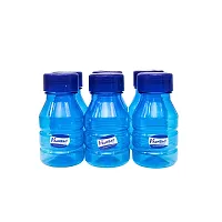 HANBAO Easy to Carry Plastic Water Bottle, 250ml, Pack of 6pcs, Blue-thumb3