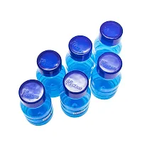 HANBAO Easy to Carry Plastic Water Bottle, 250ml, Pack of 6pcs, Blue-thumb4