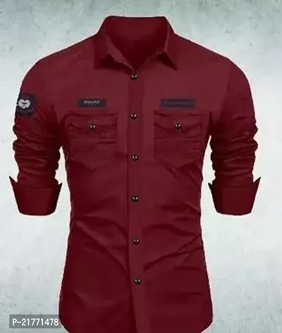 Stylish Cotton Long Sleeves Shirt For Men