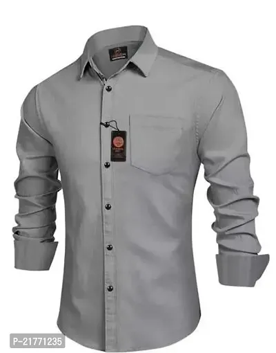 Stylish Cotton Long Sleeves Shirt For Men-thumb0