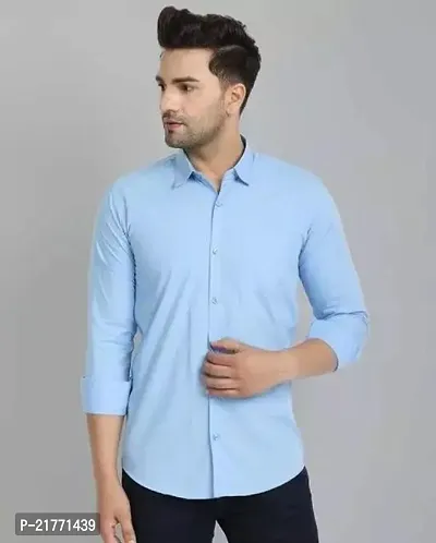 Stylish Cotton Long Sleeves Shirt For Men-thumb0