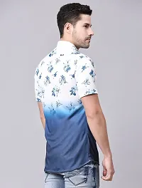 Stylish Multicoloured Polyester Spandex Casual Shirt For Men-thumb2