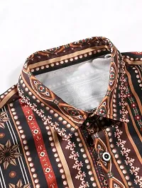 Stylish Multicoloured Cotton Spandex Casual Shirt For Men-thumb2