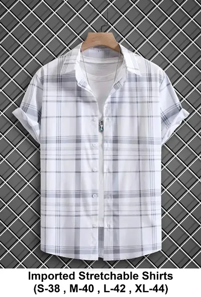 Trendy Lyocell Short Sleeves Casual Shirt 