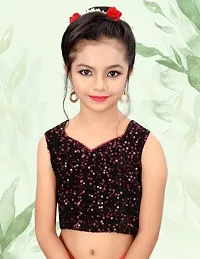 Bollywood Ready To Wear Kids Saree-thumb1