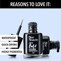 Liquid Eyeliner Waterproof, Black, Smudge-Proof-thumb2