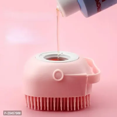 Silicone Soft Bath Brush with Shampoo Dispenser