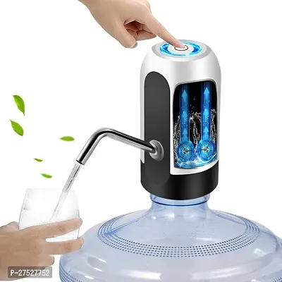 Automatic Water Dispenser Pump for 20 Litre Water Bottle Can with Portable C Type Charging Cable (Food Grade, 4W, 1200mah Battery, Pack of 1)