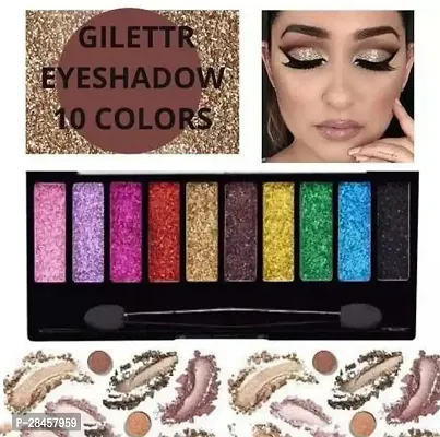 Best 10 Color Glitter Pocket Eyeshadow Palette-thumb0