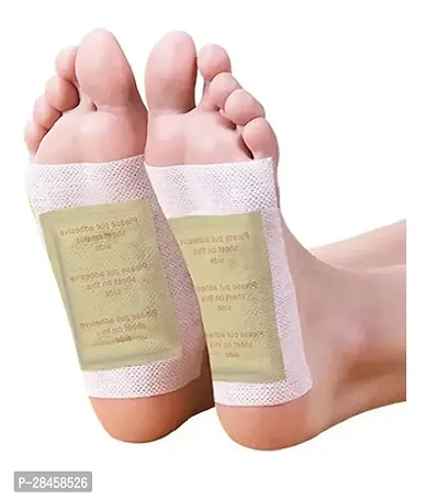 Detox Foot Pads Toxins Stress Relief - 10 Relief Foot Pads And 10 Adhesive Sheets-thumb0