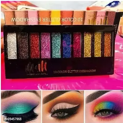 Best 10 Color Glitter Pocket Eyeshadow Palette-thumb0