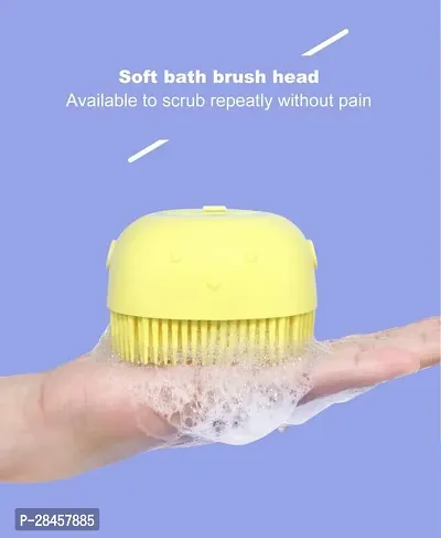 Silicone Soft Bath Brush with Shampoo Dispenser-thumb0