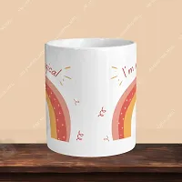 Premium 330ml Ceramic White Coffee Mug - I am magical - Single Pack-thumb1