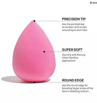 Make Up Sponge Beauty Blender Puff - Color May Vary - Set Of 6-thumb2