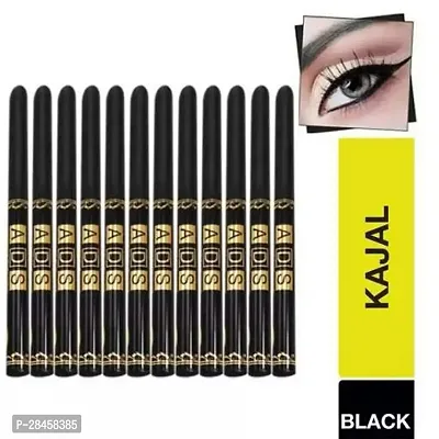 Premium Deep Black Kajal Set Of 12-thumb0