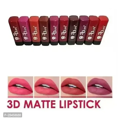 Pocket Matte Beauty Lipstick Set Of 10 Pcs - 30gm-thumb0