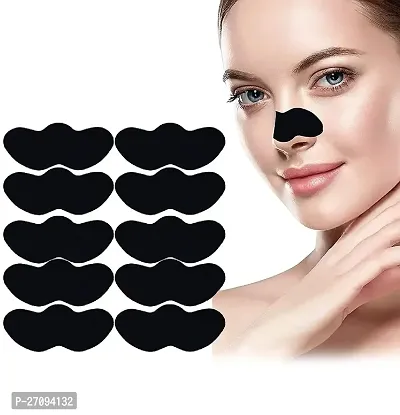 Nose Strips Blackhead Remover  Pore Cleanser Skincare Cleansing Charcoal for Women and man Pack Of 10-thumb0