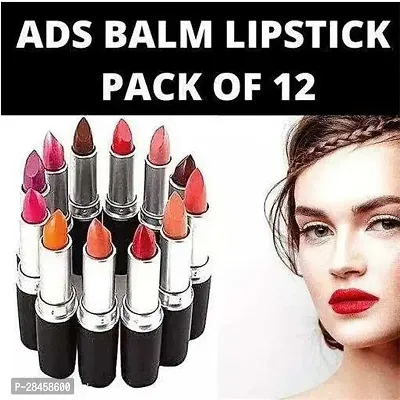 Longlasting Matte Lipstick Pack Of 12-thumb0