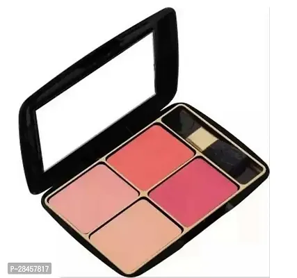 Blush 4 Multicolor Shades Ultra Blusher, Face Makeup Palette 4 Color-thumb0