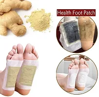 Detox Foot Pads Toxins Stress Relief - 10 Relief Foot Pads And 10 Adhesive Sheets-thumb1