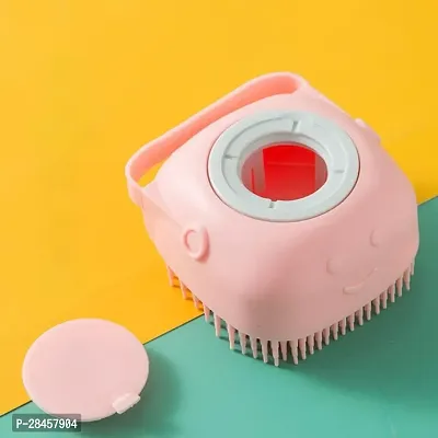 Silicone Soft Bath Brush with Shampoo Dispenser