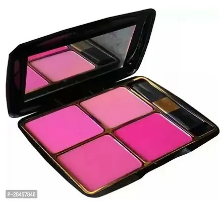 Blush 4 Multicolor Shades Ultra Blusher, Face Makeup Palette 4 Color-thumb0