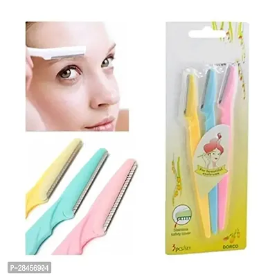 Eyebrow Razor 3 Pcs Set-thumb0