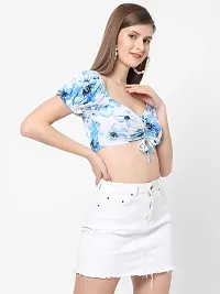 VASTRADO Sweetheart V Neck Crop Top-thumb2