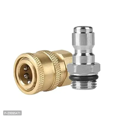 VIPARTH Pressure Washer Coupler, Quick Connect Fittings 1/4 Inch Quick Coupler Female Socket with 1/4 Inch Male Connector