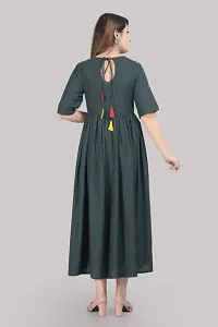 Classic Rayon Solid Kurtis for Womens-thumb2