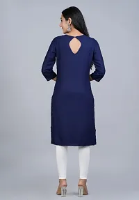 Classic Rayon Embroidered Kurta Bottom Set For Women-thumb2