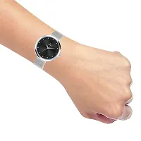 Stylish Silver Metal Analog Watch For Women-thumb4