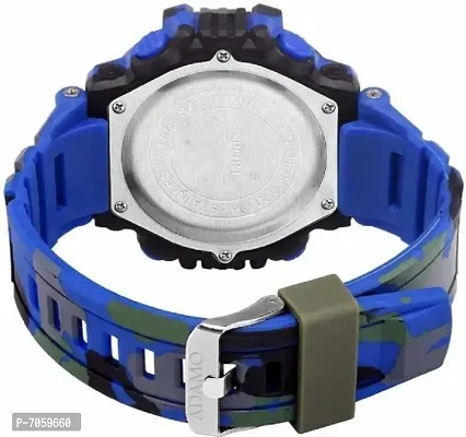 ADAMO Sports Black Dial Blue Strap Men's  Boy's Watch 341BBR02-thumb5