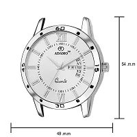 ADAMO Designer Silver Dial Day  Date - Watch A812SM09-thumb4
