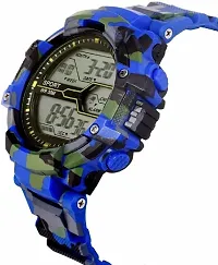 ADAMO Sports Black Dial Blue Strap Men's  Boy's Watch 341BBR02-thumb1