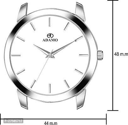 Stylish Silver Metal Analog Watch For Men-thumb2