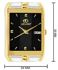 ADAMO Legacy Black Dial Day  Date Men's  Boy's Watch 9151BM02-thumb1