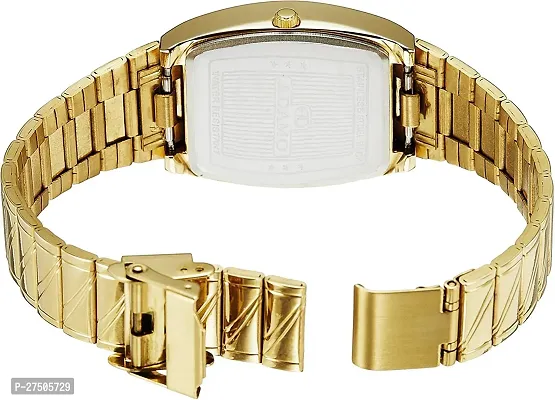 Stylish Golden Metal Analog Watch For Men-thumb2