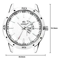 ADAMO Designer White Dial Day  Date Men's  Boy's Watch AD165-1-thumb1