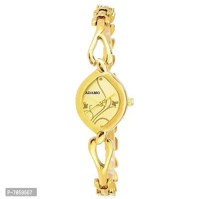 ADAMO Enchant Gold Dial Women's  Girl's Watch 2455YM04