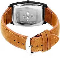 Stylish Brown Synthetic Leather Analog Watch For Men-thumb4