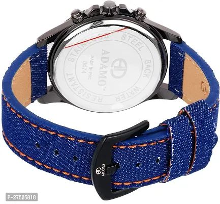 Stylish Multicolored Synthetic Leather Analog Watch For Men-thumb3